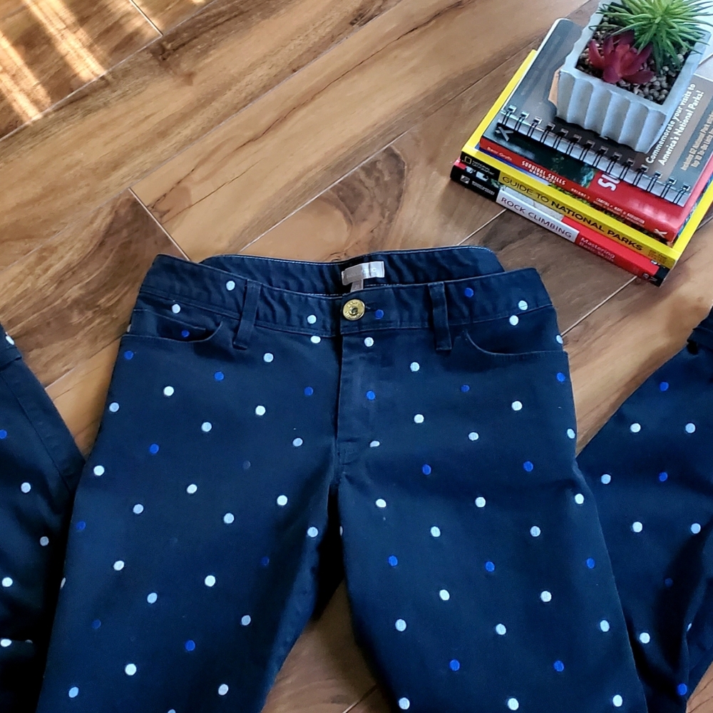 BANANA REPUBLIC Polka-dot Pants - 29" (EUC)